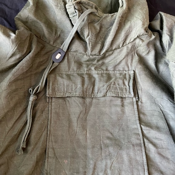 (VINTAGE) U.S. NAVY SUIT, CHEMICAL PROTECTIVE OUTERSHELL MODACRYLIC / NYLON COAT - Picture 7 of 16